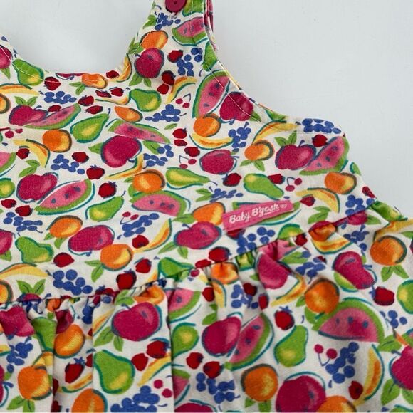 Vintage Osh Kosh Baby B’Gosh Fruit Print Romper Size 3-6 Months EUC - Picture 2 of 8